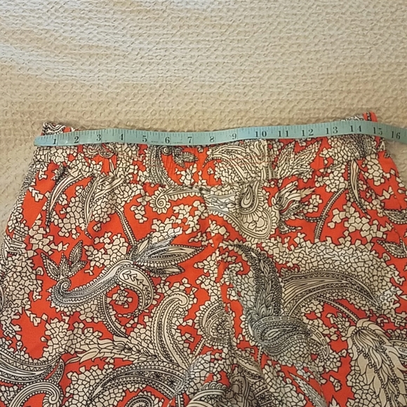 J Crew Linen Blend Paisley Shorts - Picture 6 of 6